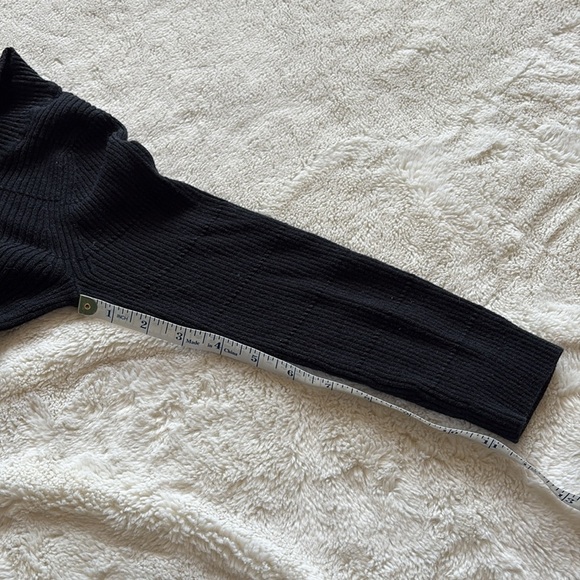 Banana Republic Cotton Black Ribbed XS Top - Picture 5 of 8